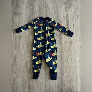 Hanna Andersson Baby Zip Sleeper Organic Cotton Size 0-3 months